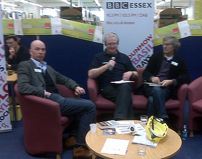 Tommy Wieringa and Otto de Kat at the Essex Book Festival